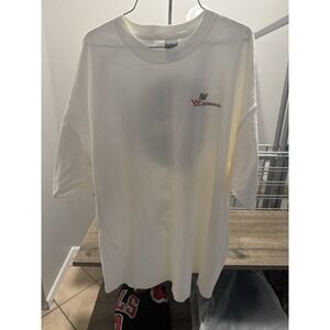 Vintage WP Motorsports One Race America Racing T-Shirt White Sz XXL